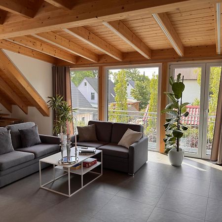 Moderne Ferienunterkunft/Wohnung Burgthann Exteriér fotografie