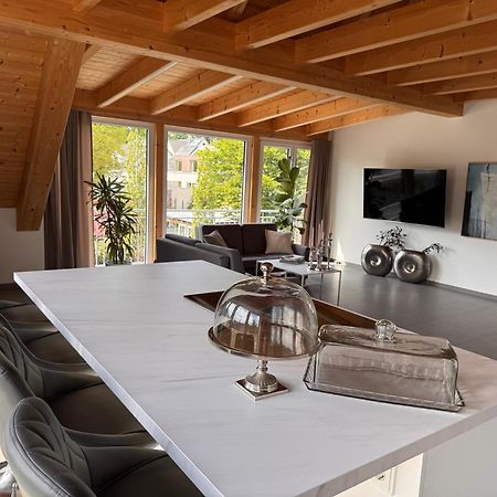 Moderne Ferienunterkunft/Wohnung Burgthann Exteriér fotografie