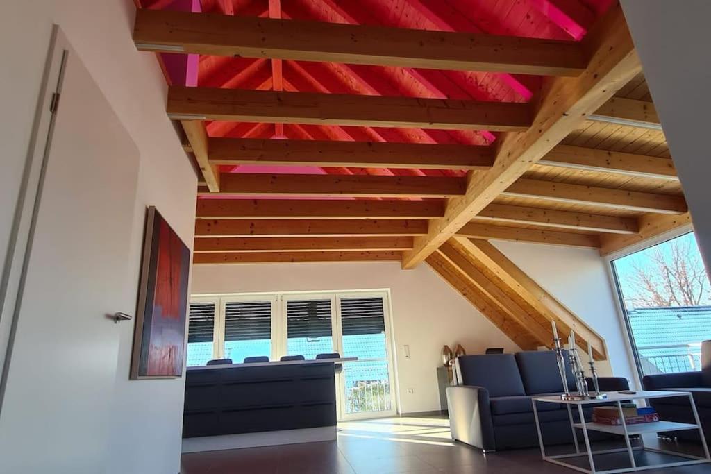Moderne Ferienunterkunft/Wohnung Burgthann Exteriér fotografie