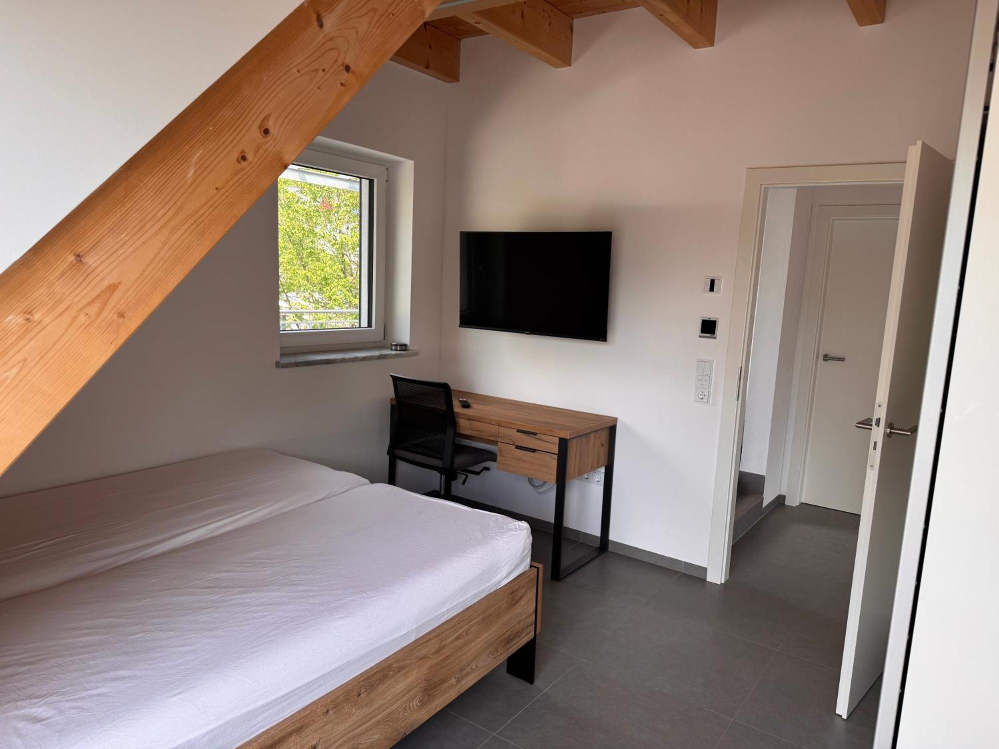 Moderne Ferienunterkunft/Wohnung Burgthann Exteriér fotografie