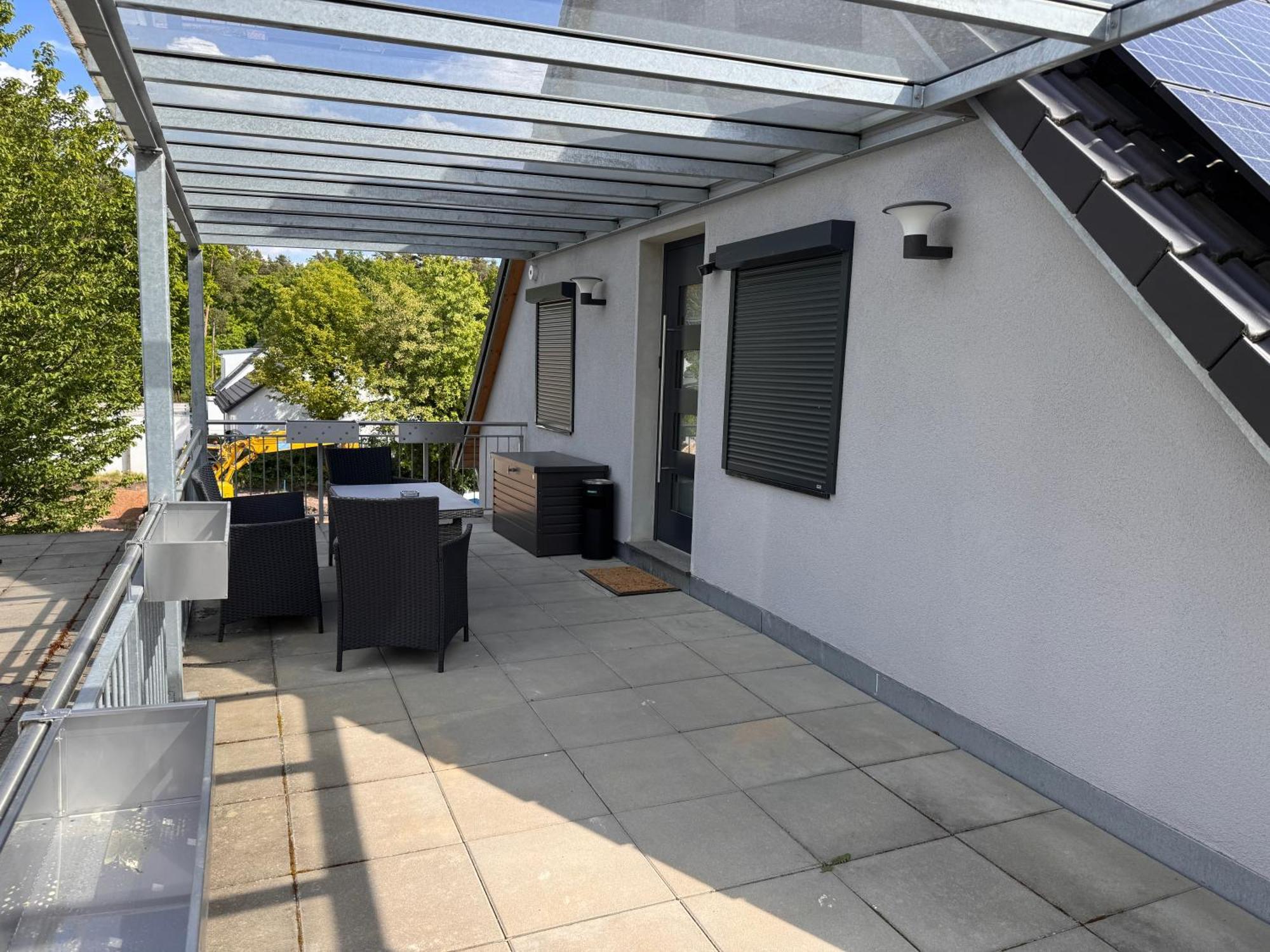 Moderne Ferienunterkunft/Wohnung Burgthann Exteriér fotografie